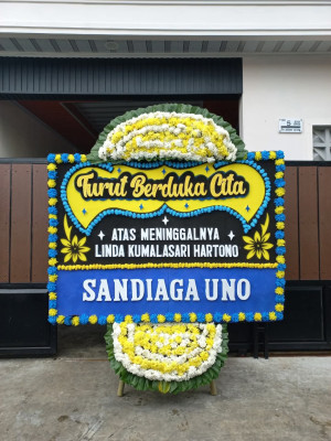 Papan Bunga Duka di Bitung Timur